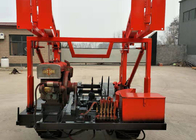 GK 200 Portable Hydraulic Crawler Mounted Drilling Rig Dengan Menara Lipat 8 Roda Untuk Air Dan Eksplorasi
