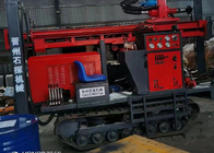 200 Meter Kedalaman Pengeboran Karet Crawler Mounted Borehole Machine Yuchai Engine