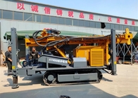 Mesin Diesel 350 Meter Kedalaman Crawler Mounted Drill Rig Untuk Industri Sipil