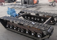 Dukungan OEM Crawler Track Undercarriage Aplikasi Pertanian Didorong Motor Hidraulik