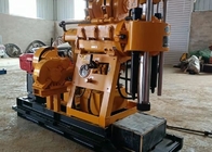 Warna Kuning 75mm Core Drilling Rig Dengan BW 160 Mud Pump 130 Meter Kedalaman Mesin Diesel